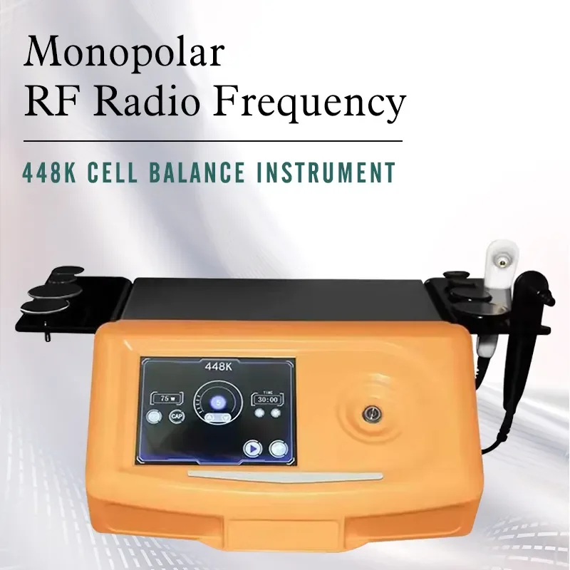 

High Frequency Indiba Deep Heating physiotherapy rf equipment Skin Tightening Radio frequency 448KHz Tecar RET Machine