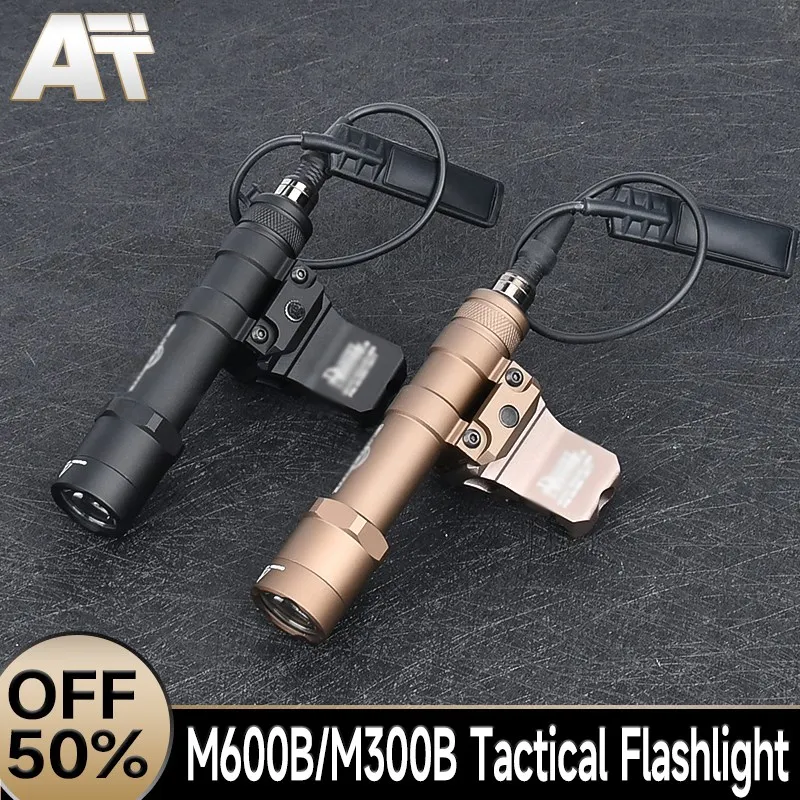 WADSN Surefir M600 B M300 B Tactical LED Powerful Flashlight Hunting Arisoft Scout Weapon Light With M-lok Mount Fit Mlok rail
WADSN Surefir M600 B M300 B Tactical LED Powerful Flashlight Hunting Arisoft Scout Weapon Light With M-lok Mount Fit Mlok rail