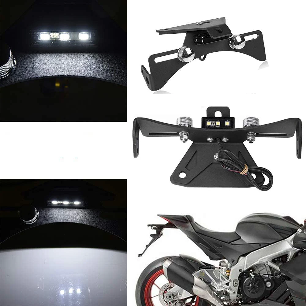 Motorcycle Tail Tidy License Plate Holder Bracket LED Fender Eliminator for Aprilia RSV4 R RF RR 2009-2019 RS4 125 RS4 50 2023
Motorcycle Tail Tidy License Plate Holder Bracket LED Fender Eliminator for Aprilia RSV4 R RF RR 2009-2019 RS4 125 RS4 50 2023