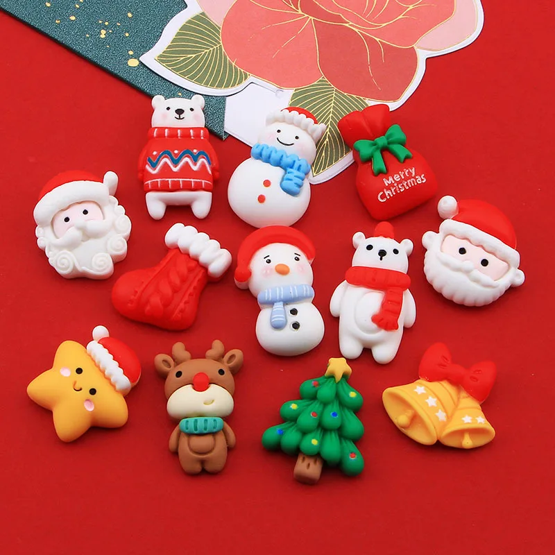 5Pcs/Pack Mixed Christmas Resins Flatback Cabochon Snowman Santa Claus Hair Accessory DIY Craft Scrapbook
5Pcs/Pack Mixed Christmas Resins Flatback Cabochon Snowman Santa Claus Hair Accessory DIY Craft Scrapbook