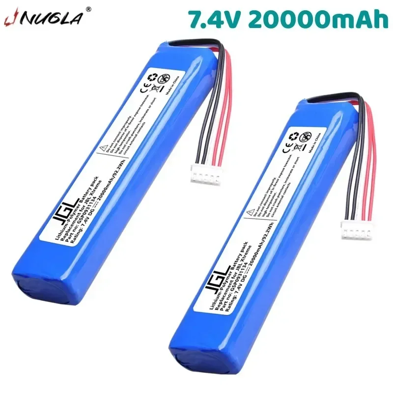4 Pack 100% Original 7,4 V 20000mAh Batterie GSP0931134 Für JBL Xtreme Xtreme 1 Bluetooth Lautsprecher
4 Pack 100% Original 7,4 V 20000mAh Batterie GSP0931134 Für JBL Xtreme Xtreme 1 Bluetooth Lautsprecher
