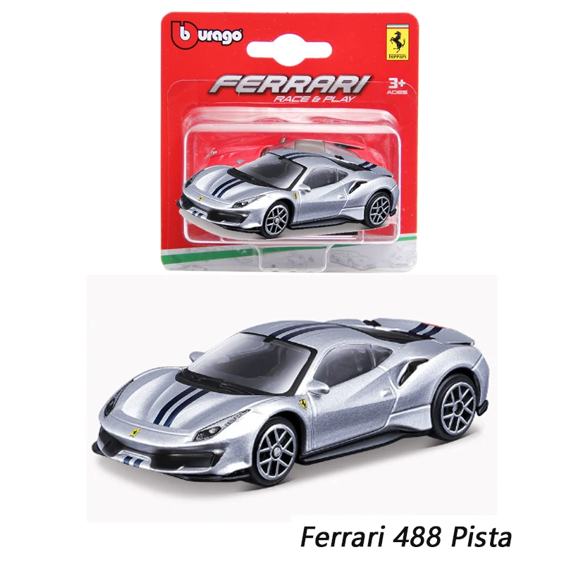 Миниатюрная модель автомобиля FERRAI 1/64 PISTA Bburago 488, искусственная копия автомобиля, коллекция для энтузиастов, подарки для детей
Миниатюрная модель автомобиля FERRAI 1/64 PISTA Bburago 488, искусственная копия автомобиля, коллекция для энтузиастов, подарки для детей