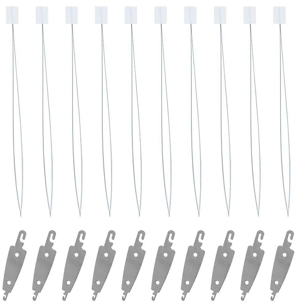 10Pcs Long Needle Threader Embroidery Stitching Tool & 10Pcs Stainless Steel Needle Threader for Embroidery Floss Cross Stitch
10Pcs Long Needle Threader Embroidery Stitching Tool & 10Pcs Stainless Steel Needle Threader for Embroidery Floss Cross Stitch