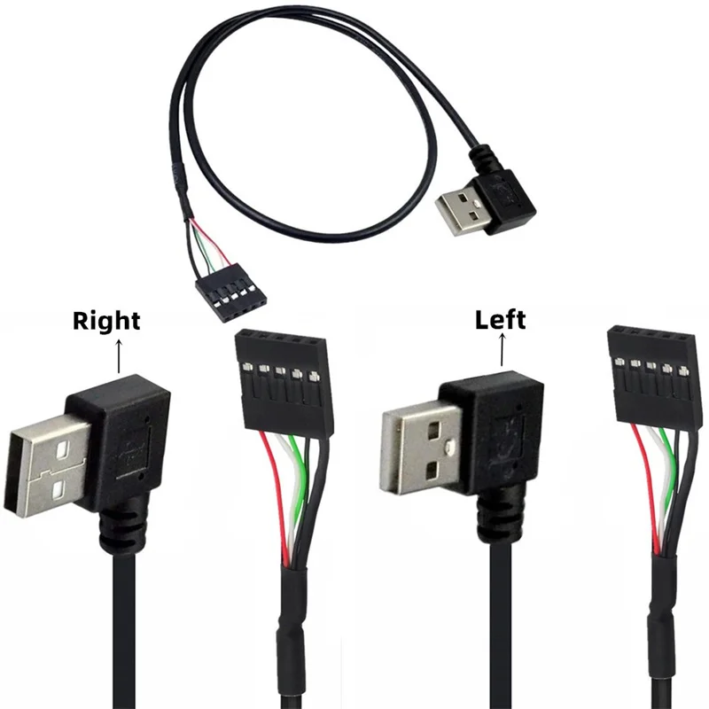 50 см USB2.0 Угловой 90 градусов левый правый штекер на 1x 5Pin женский 2,54 USB-разъем PCB материнский кабель 
50 см USB2.0 Угловой 90 градусов левый правый штекер на 1x 5Pin женский 2,54 USB-разъем PCB материнский кабель