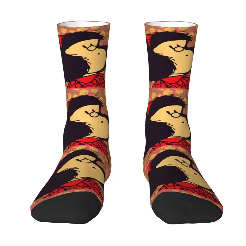Mafalda And Flowers Men's Crew Socks Unisex Novelty Quino Kawaii Cartoon Spring Summer Autumn Winter Dress Socks
Mafalda And Flowers Men's Crew Socks Unisex Novelty Quino Kawaii Cartoon Spring Summer Autumn Winter Dress Socks