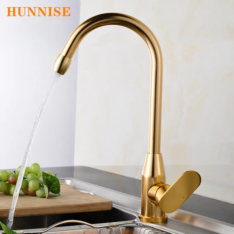 Spacce Aluminum Kitchen Water Faucet Deck Mounted Kitchen Sink Faucet Single Hole Kitchen Sink-mixer Tap Gold Kitchen Faucet
Spacce Aluminum Kitchen Water Faucet Deck Mounted Kitchen Sink Faucet Single Hole Kitchen Sink-mixer Tap Gold Kitchen Faucet
