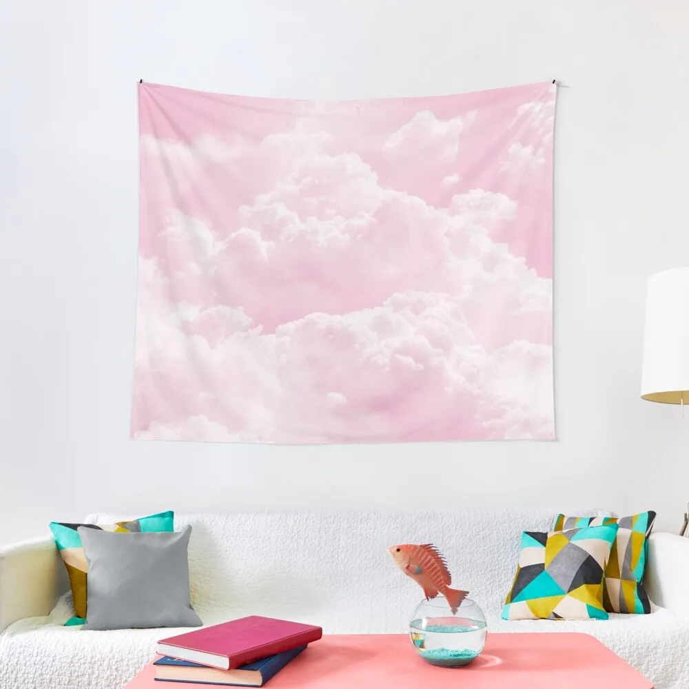 

Clouds Sky Pink Tapestry Wall Hangings Decoration Bedrooms Decorations Wall Art Room Decoration Accessories Tapestry