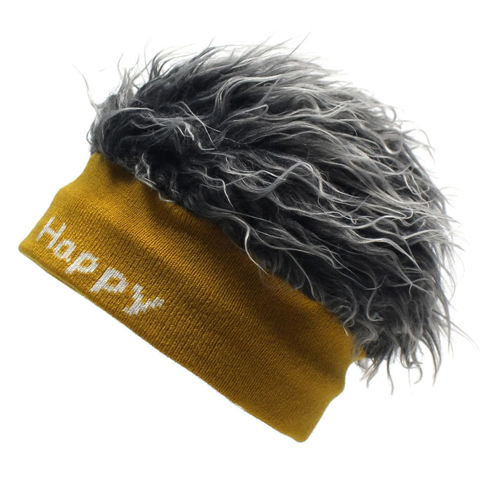 

Winter Novelty Wigs Hat Comfortable Fashion Happy Headcovers for Birthday Christmas Thanksgiving Day Gift