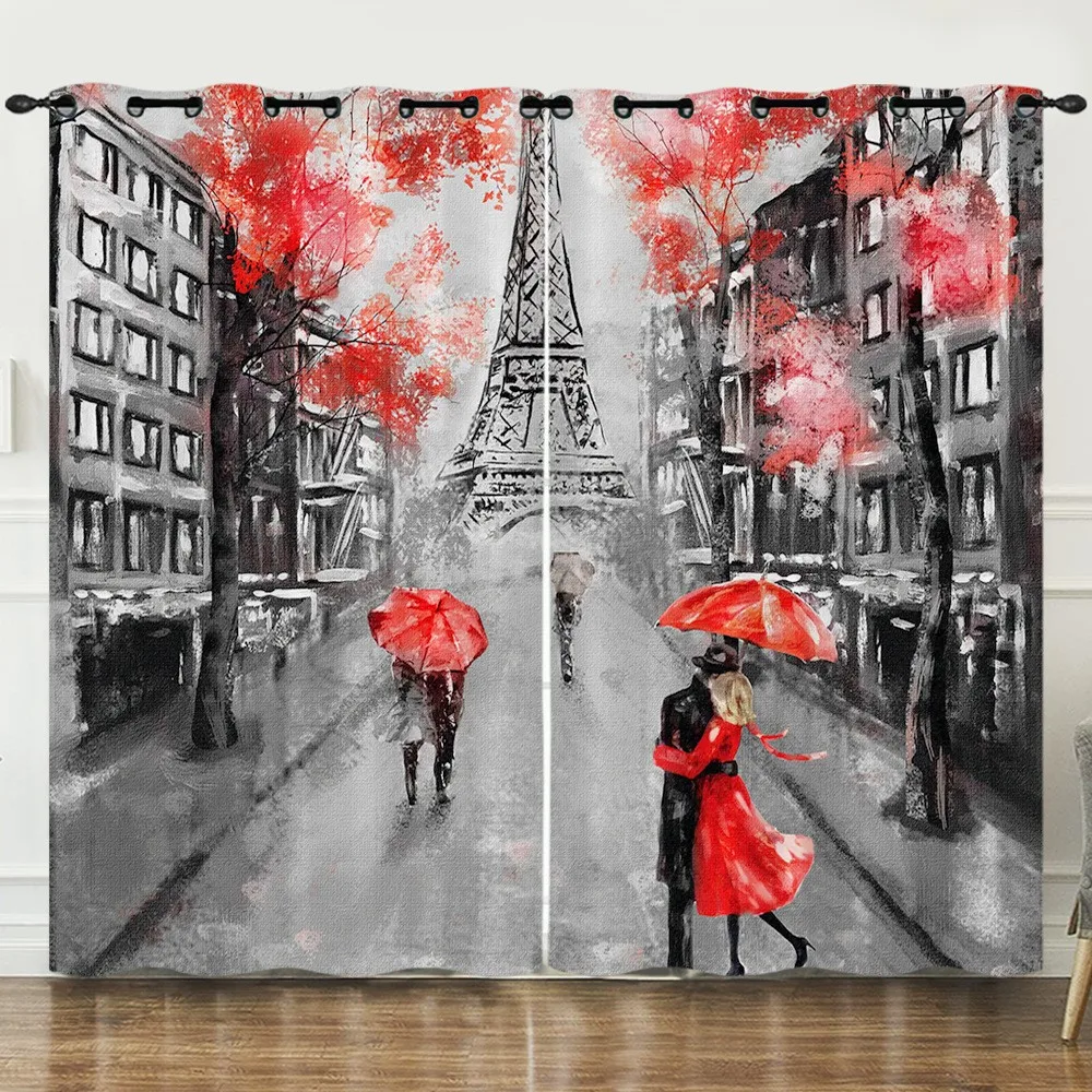 Paris Landmarks Eiffel Tower Couple Curtains For Living Room Bedroom Kitchen Curtains Window Treatments 2pcs Free Shipping
Paris Landmarks Eiffel Tower Couple Curtains For Living Room Bedroom Kitchen Curtains Window Treatments 2pcs Free Shipping