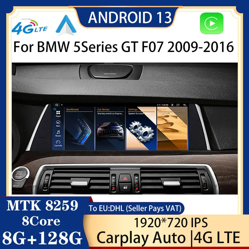 Android13 Carplay Auto For BMW 5Series GT F07 2009-2016 12.5" 8Core 8G 128G Central Multimedia Video Player Bluetooth Navigation
Android13 Carplay Auto For BMW 5Series GT F07 2009-2016 12.5" 8Core 8G 128G Central Multimedia Video Player Bluetooth Navigation