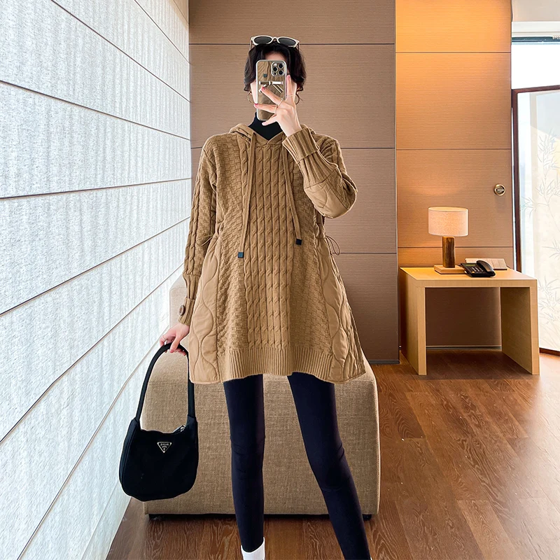 Maternity knit Thick Plus Cotton Pullover Sweater 2023 New Autumn Winter Clothes For Pregnant Women Patchwork Pregnancy Shirts
Maternity knit Thick Plus Cotton Pullover Sweater 2023 New Autumn Winter Clothes For Pregnant Women Patchwork Pregnancy Shirts