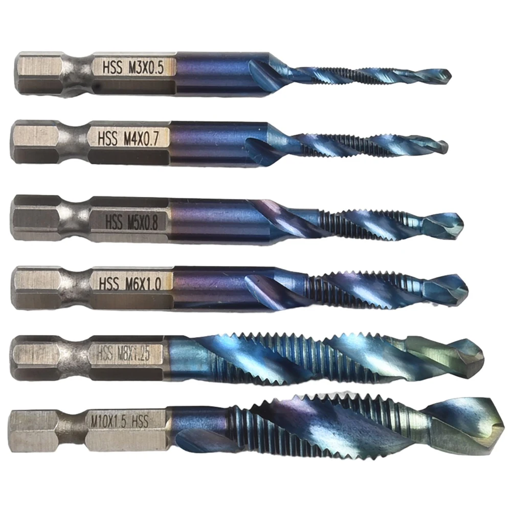 12pcs Titanium Coated HSS Tap Drill Bits Set Hex Shank Screw Thread Bit Screw Machine Compound Tap M3 M4 M5 M6 M8 M10 Power Tool
12pcs Titanium Coated HSS Tap Drill Bits Set Hex Shank Screw Thread Bit Screw Machine Compound Tap M3 M4 M5 M6 M8 M10 Power Tool