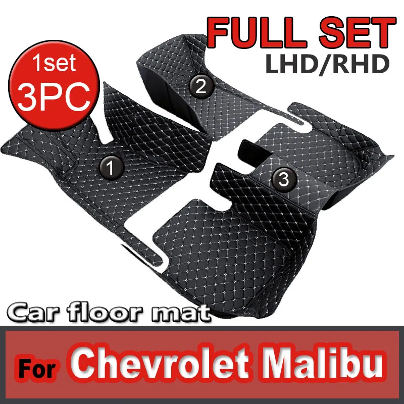 

Car Floor Mats For Chevrolet Malibu 2016 2017 2018 Auto Leather Mat Durable Pad Auto Rugs Carpets Interior Parts Car Accessories