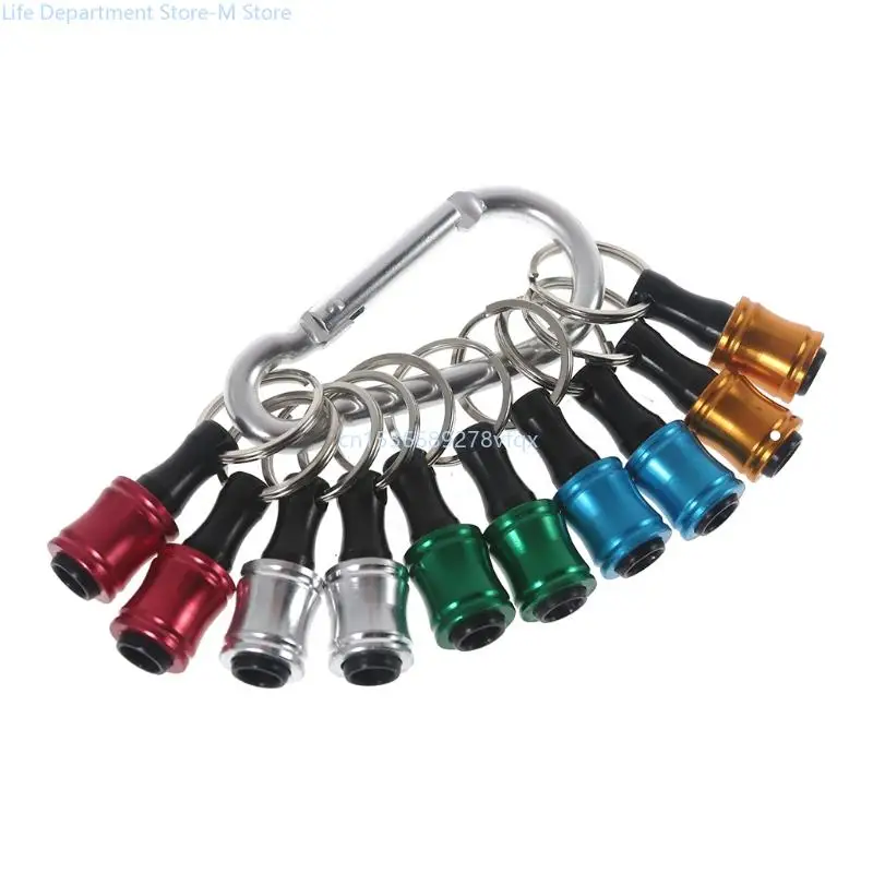 10pcs Keychain Extension Bar Quick Release Keychain Easy Change Screwdriver Bits Holder Set Extension Bar 1/4inch
10pcs Keychain Extension Bar Quick Release Keychain Easy Change Screwdriver Bits Holder Set Extension Bar 1/4inch