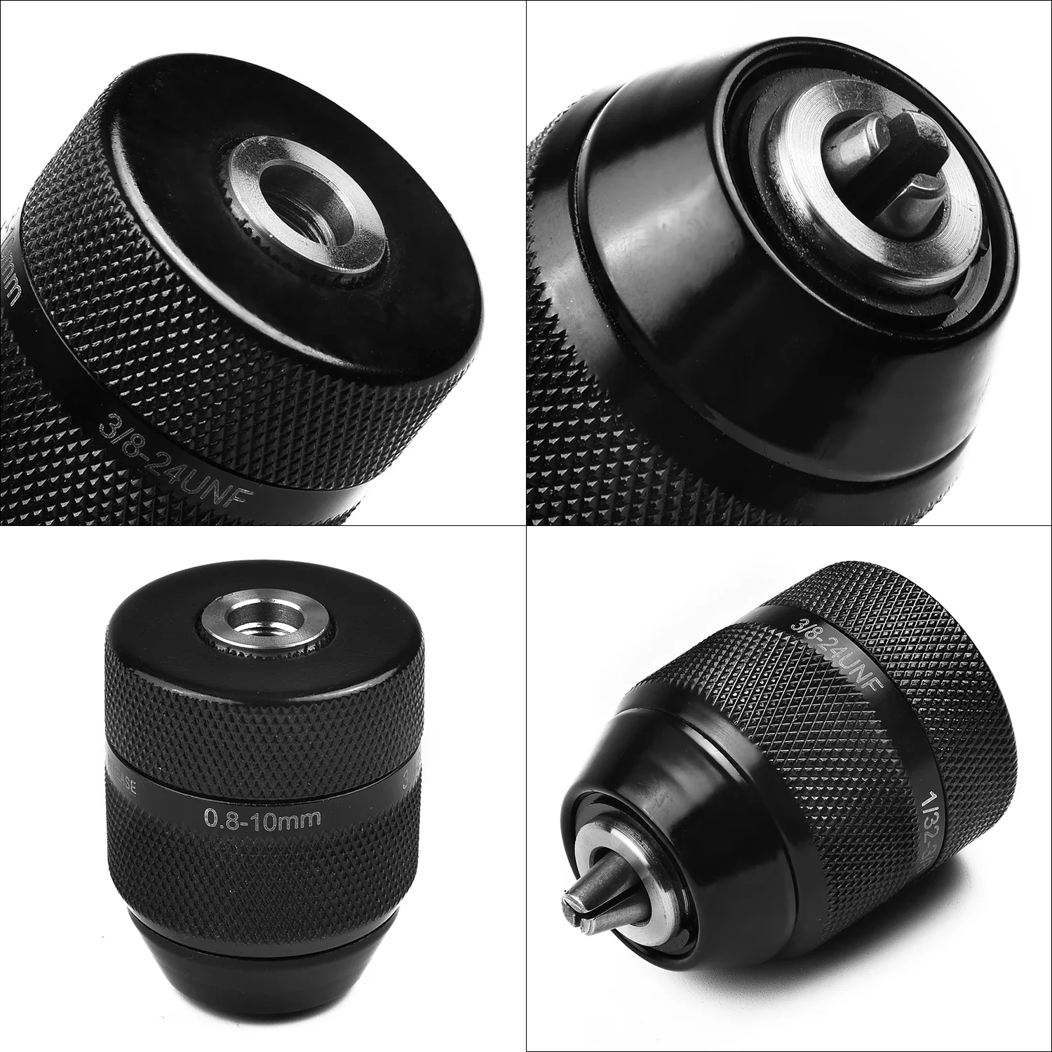 Efficient and Reliable 3/8 24UNF Threaded Metal Drill Chuck with Comfortable Coat Clamping Range 08mm 10mm
Efficient and Reliable 3/8 24UNF Threaded Metal Drill Chuck with Comfortable Coat Clamping Range 08mm 10mm