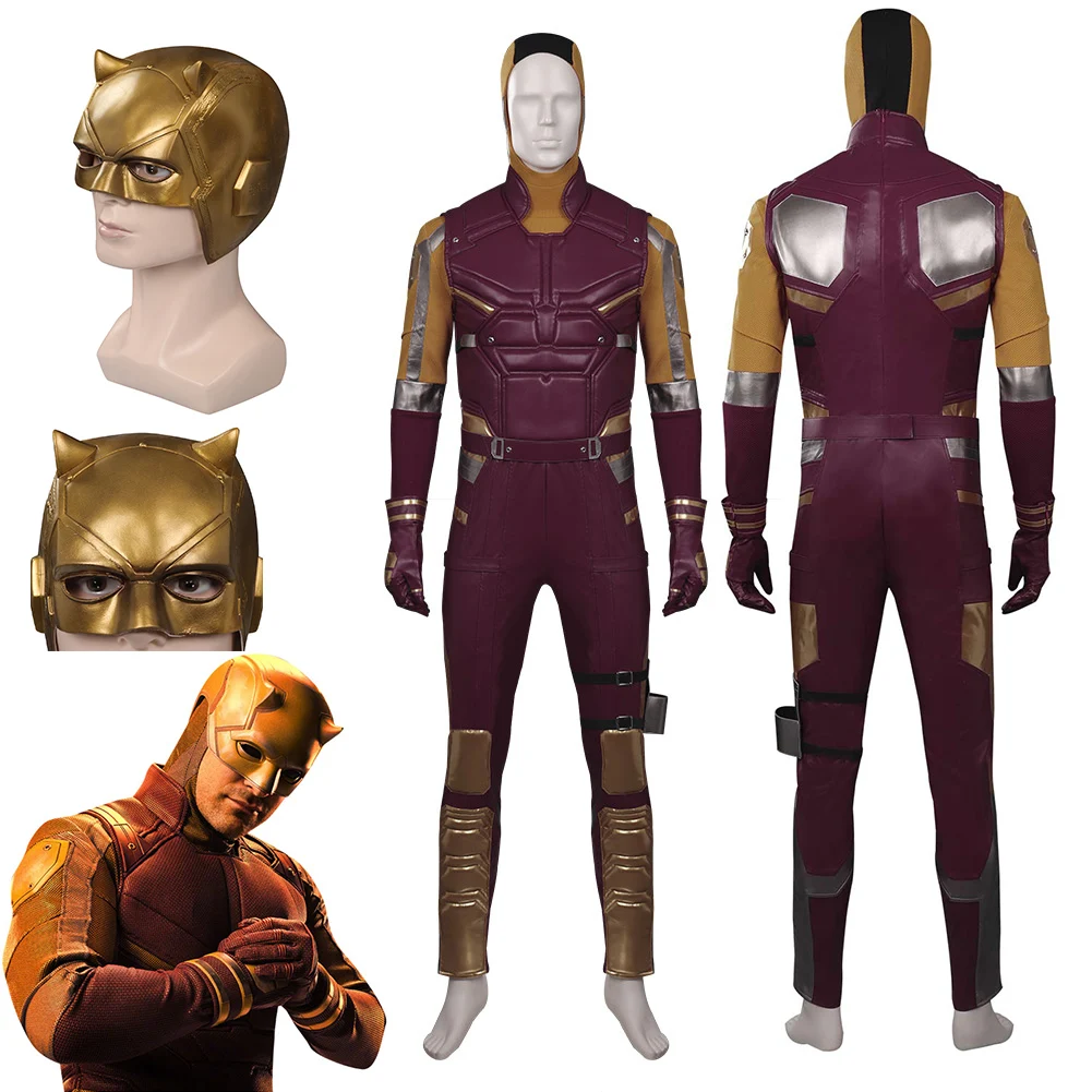 Matt Murdock Cosplay Men Costume Mask Jumpsuit Outfits Halloween Carnival Party Suit For Roleplay Disguise
Matt Murdock Cosplay Men Costume Mask Jumpsuit Outfits Halloween Carnival Party Suit For Roleplay Disguise