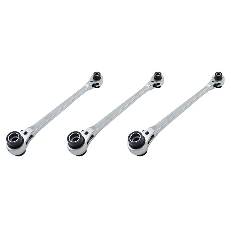 3X Socket Wrench,Eight in One Multifunction 72 Teeth Ratchet Wrench 12 Teeth Sleeve Spanner Double-Headed Car Repair Tools
3X Socket Wrench,Eight in One Multifunction 72 Teeth Ratchet Wrench 12 Teeth Sleeve Spanner Double-Headed Car Repair Tools