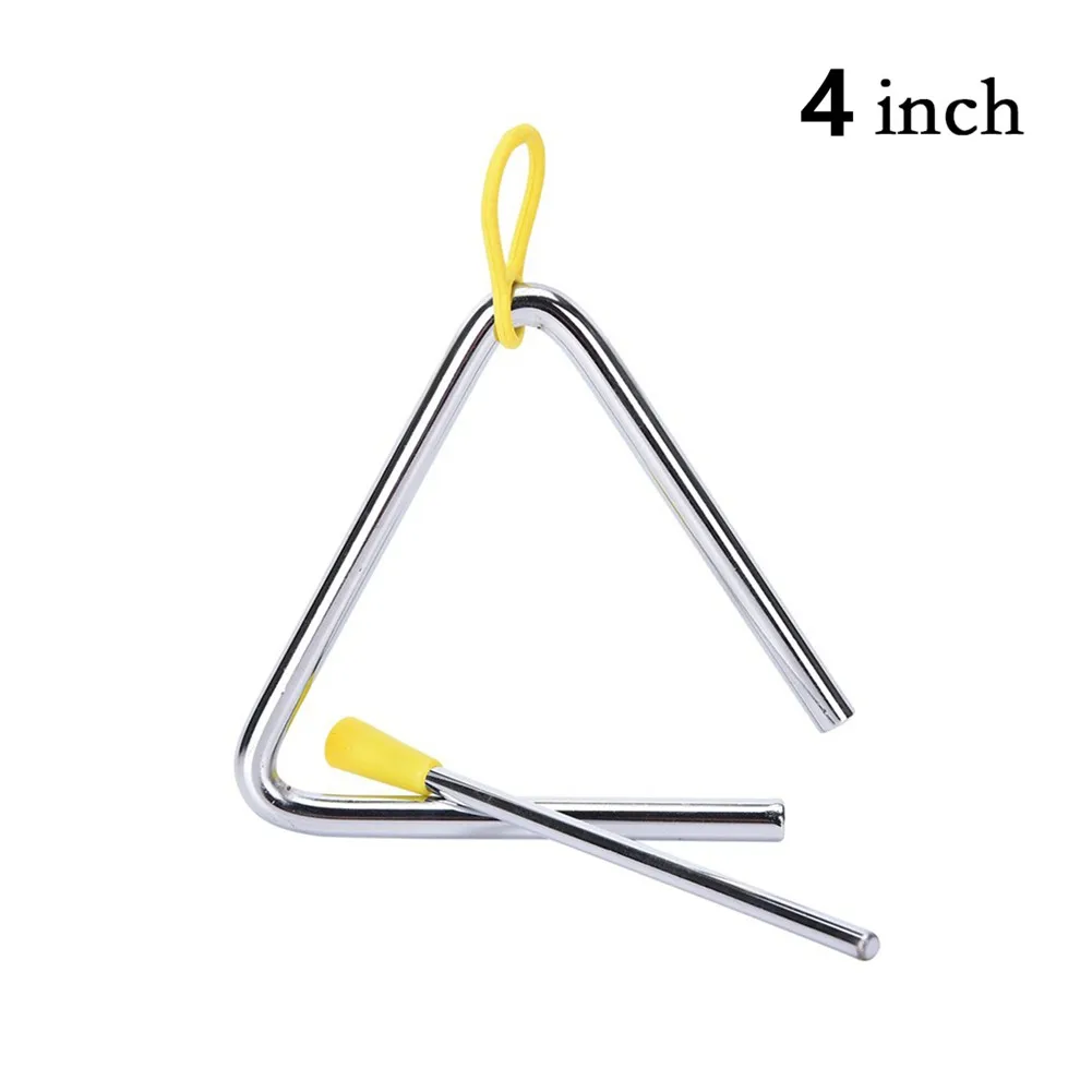 4-8 Inch Metal Musical Triangle Steel Percussion Educational Instrument Kids Toy Musical Instrument Parts & Accessories
4-8 Inch Metal Musical Triangle Steel Percussion Educational Instrument Kids Toy Musical Instrument Parts & Accessories