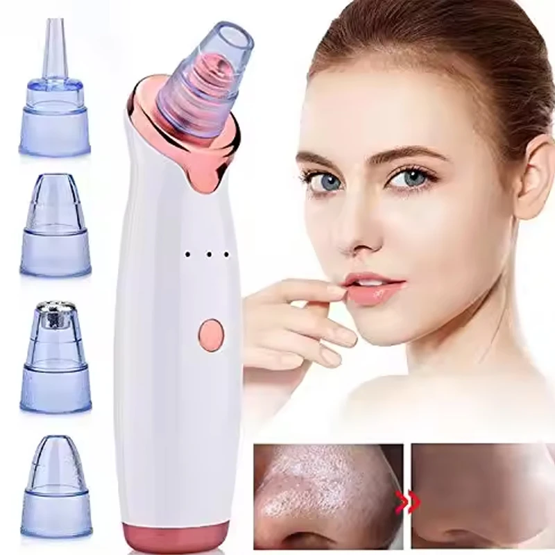 

Electric Facial Pore Blackhead Vacuum Suction Remove Machine with Remove Dead Skin Professional Facial Care Tools