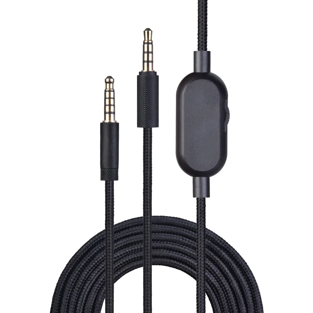 2.0M Braided Replacement Cable Extension Cord Wire for Logitech G433 G233 G Pro X Gaming Headset With Mute Volume Control Clip 2.0M Braided Replacement Cable Extension Cord Wire for Logitech G433 G233 G Pro X Gaming Headset With Mute Volume Control Clip