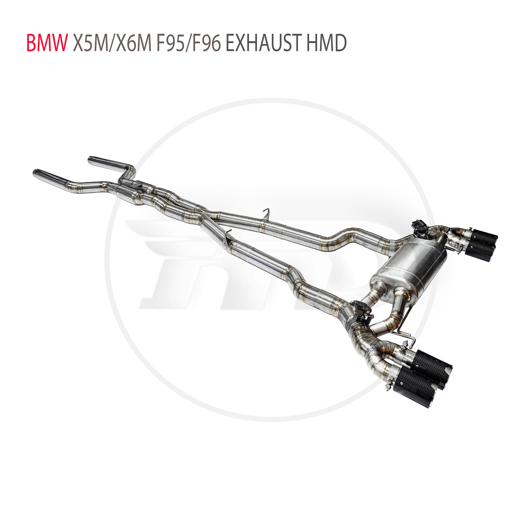 HMD Titanium Exhaust System Performance For BMW X5M X6M F95 F96 4.4T 2019+ Valve Muffler With M Style Tips
HMD Titanium Exhaust System Performance For BMW X5M X6M F95 F96 4.4T 2019+ Valve Muffler With M Style Tips