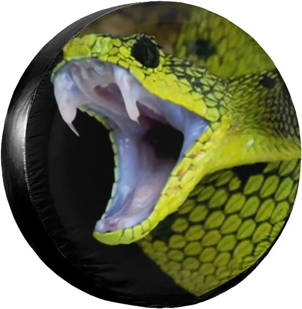 Spare Tire Cover Universal Tires Cover Green Snake Car Tire Cover Wheel Weatherproof and Dust-Proof UV Sun Tire Cover (F
Spare Tire Cover Universal Tires Cover Green Snake Car Tire Cover Wheel Weatherproof and Dust-Proof UV Sun Tire Cover (F