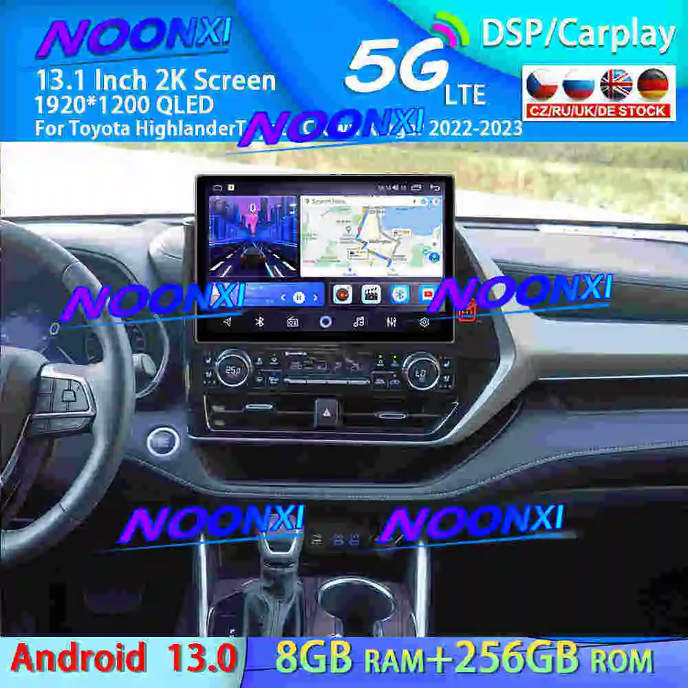 Multimedia Receiver Android 13 Player For Toyota Highlander Crown Kluger 2021-2023 GPS Navi Car Radio Bluetooth Carplay HeadUnit
Multimedia Receiver Android 13 Player For Toyota Highlander Crown Kluger 2021-2023 GPS Navi Car Radio Bluetooth Carplay HeadUnit