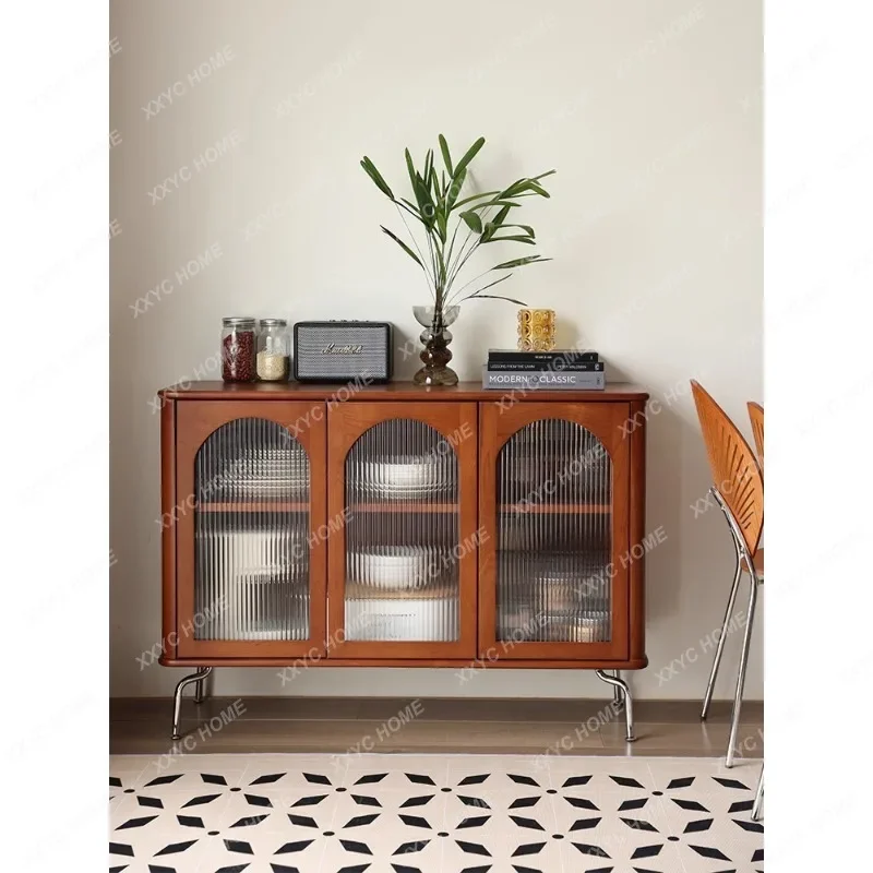 Cherrywood Solid Wood Sideboard Wall-Mounted Retro Style Living Room and Kitchen Locker
Cherrywood Solid Wood Sideboard Wall-Mounted Retro Style Living Room and Kitchen Locker