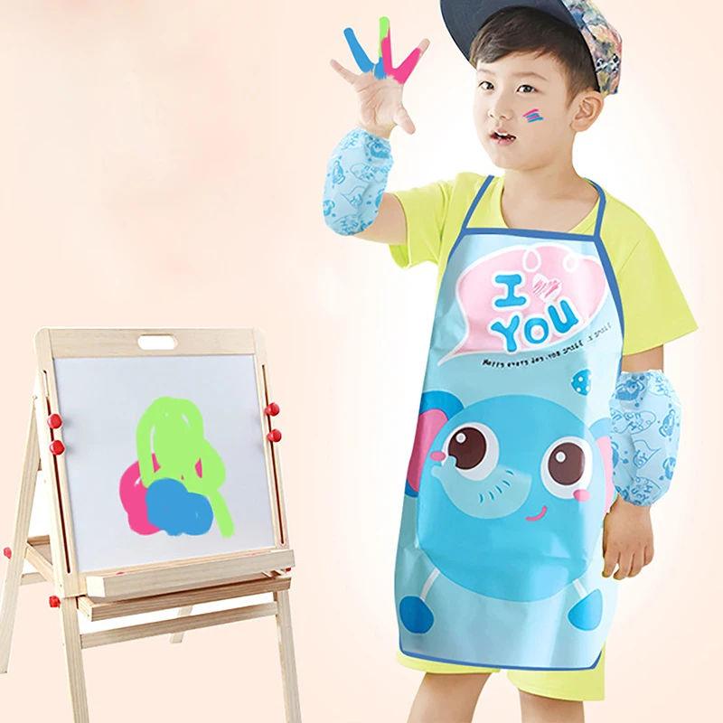 1Pc/Set Waterproof EVA Cartoon Children Aprons Oversleeves Cartoon Multipurpose Durable Kid Painting Overclothes Random Color
1Pc/Set Waterproof EVA Cartoon Children Aprons Oversleeves Cartoon Multipurpose Durable Kid Painting Overclothes Random Color