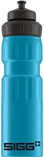 

Garrafa de água esportiva de alumínio azul - com tampa esportiva de 3 fases - à prova de vazamento - leve - livre de BPA - 74