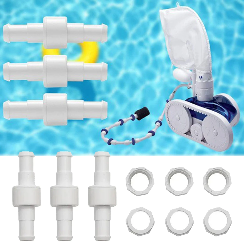 Practical Pool Cleaner Parts Plastic 180 Pool Cleaner 3 PK Hose Swivel D20 Durable High Quality Hose Nut D15 Kit
Practical Pool Cleaner Parts Plastic 180 Pool Cleaner 3 PK Hose Swivel D20 Durable High Quality Hose Nut D15 Kit