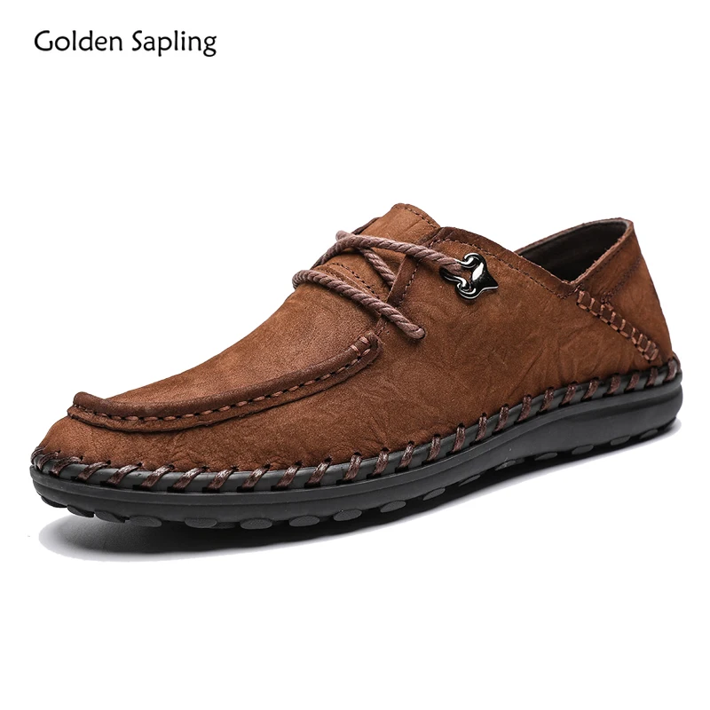 Golden Sapling Men's Casual Shoes Genuine Leather Man Loafers Retro Flats Classics Platform Footwear Leisure Outdoor Moccasins
Golden Sapling Men's Casual Shoes Genuine Leather Man Loafers Retro Flats Classics Platform Footwear Leisure Outdoor Moccasins