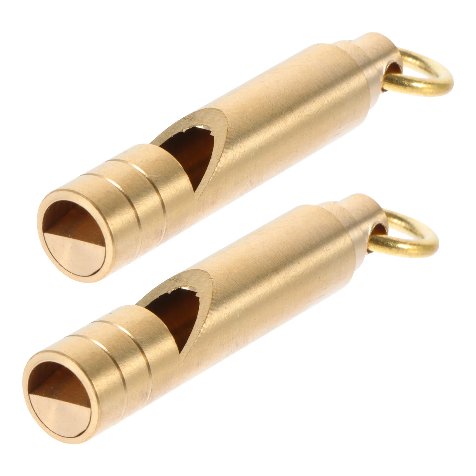 2 Pcs Key Fob Vintage Brass Whistle Portable Camping Pendant Decor First Aid Searching
2 Pcs Key Fob Vintage Brass Whistle Portable Camping Pendant Decor First Aid Searching