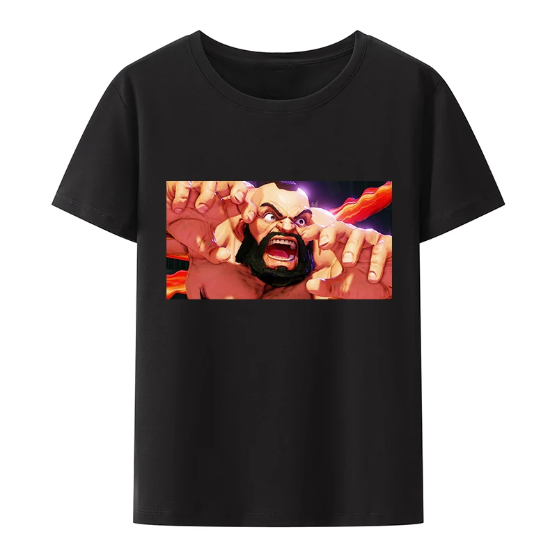 Street Fighters Zangief Cotton T-shirts Game Style Tees Print Camiseta Hombre T-shirt Men Short-sleev Camisetas Men's Clothing
Street Fighters Zangief Cotton T-shirts Game Style Tees Print Camiseta Hombre T-shirt Men Short-sleev Camisetas Men's Clothing