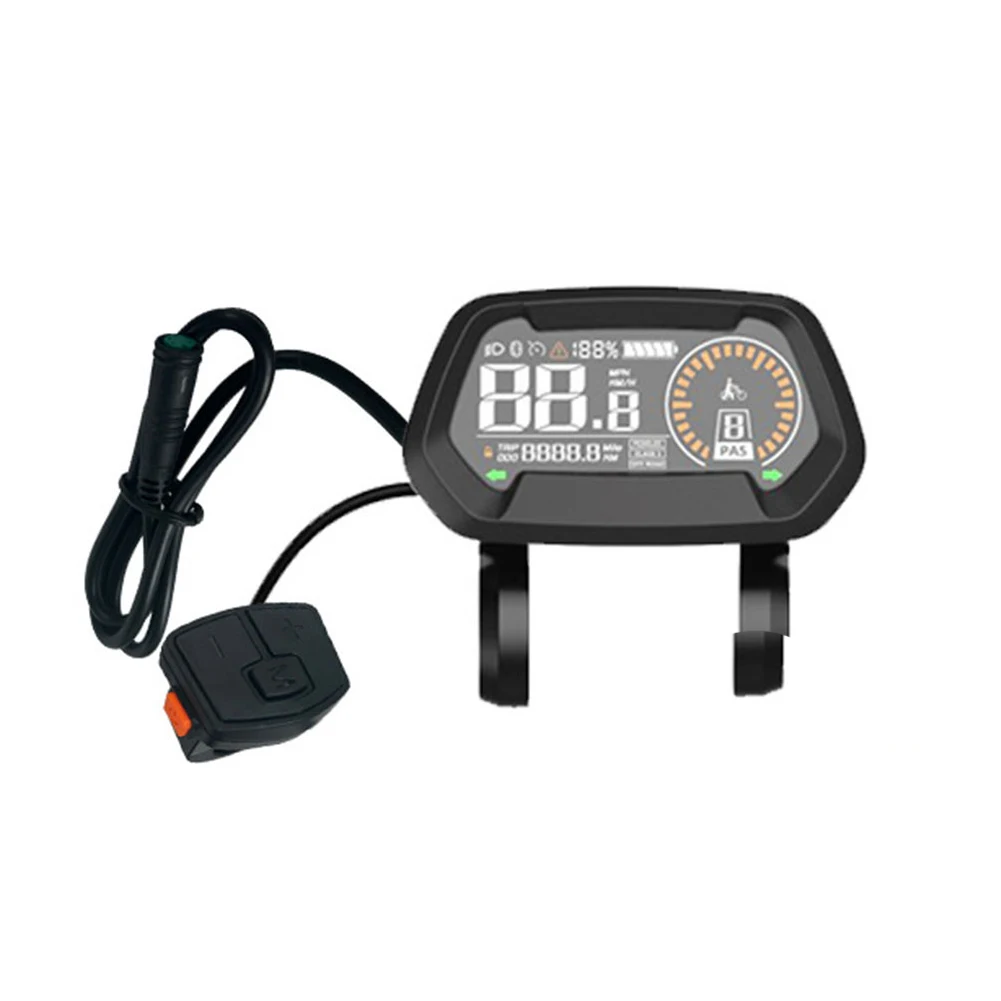 DZ43 LCD Instrument for Electric Bicycles IPX5 Waterproof Capability Suitable for Bafang BBS01 02 HD Display Black
DZ43 LCD Instrument for Electric Bicycles IPX5 Waterproof Capability Suitable for Bafang BBS01 02 HD Display Black