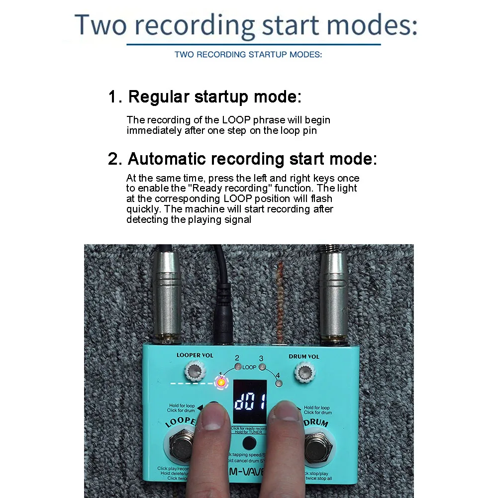 11 Mins Multi Effect Pedal Multi Effect Pedal 30 Drums Guitar Effect Pedal M-VAVE Recoding Time Tuner V2 Drum Looper
11 Mins Multi Effect Pedal Multi Effect Pedal 30 Drums Guitar Effect Pedal M-VAVE Recoding Time Tuner V2 Drum Looper