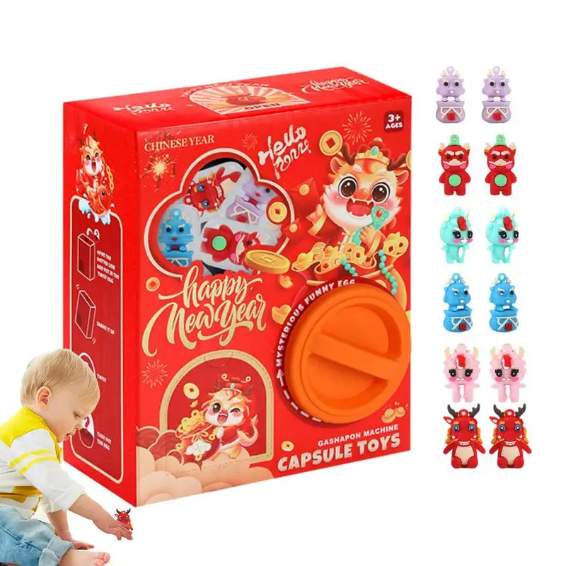 

Vending Machine Toys Chinese New Year Children Mini Claw Machine Toys Lucky Egg Twisting Machine Toy For Boys Girls