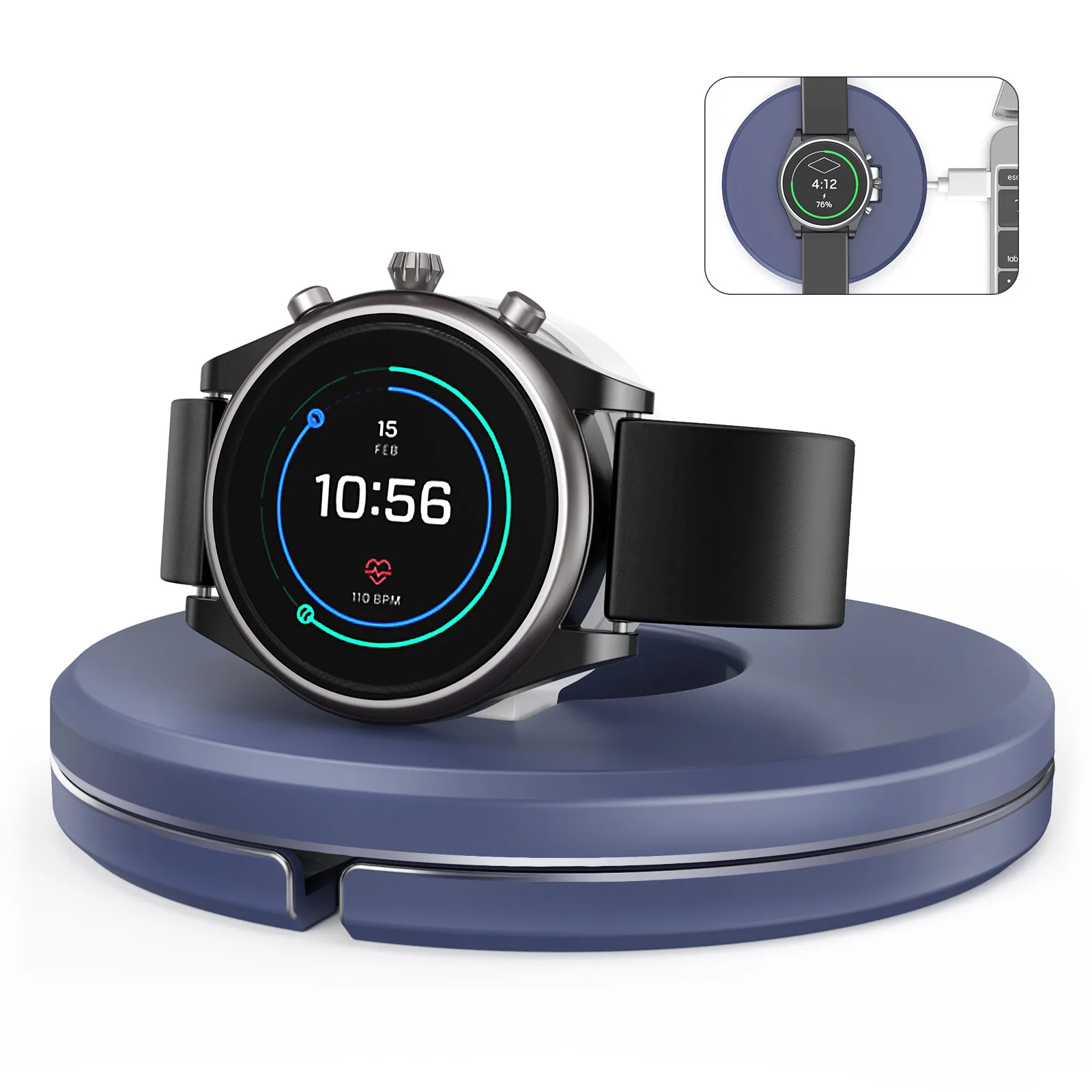 

USB Magnetic Smart Cable Gen Charging Dock Watch For Fossil 4/5 Fast Gen Charger Smart Wristband Accessories