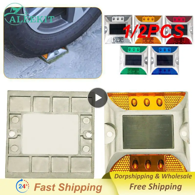 1/2PCS Solar Powered Raised Road Stud Maker Pathway Deck Dock LED Steady Light
1/2PCS Solar Powered Raised Road Stud Maker Pathway Deck Dock LED Steady Light