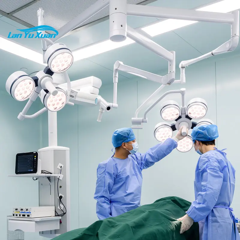 

SK-LLY03F SAIKANG Petals type Height adjustable Mobile Surgical Cold light Battery LED Operation Lamp