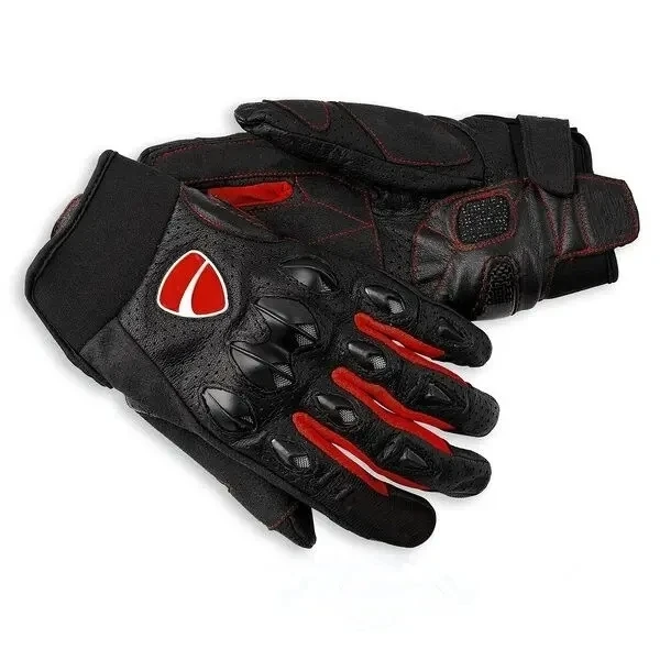 

Кожаные Мотоциклетные Перчатки Для Ducati Moto Guantes, мотоциклетные локомотивные перчатки для скутера и эндуро, мотовездехода, мотоциклиста для мужчин