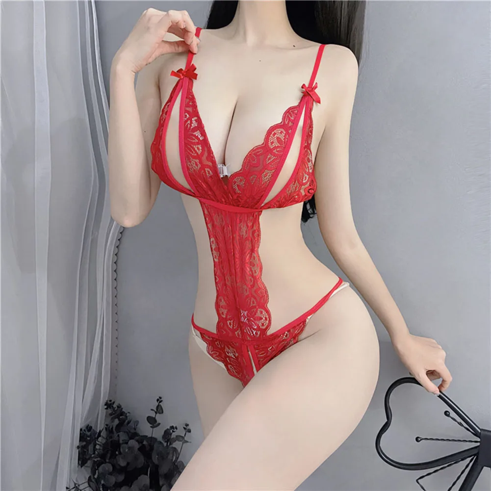 Sexy Women's Open Crotch Lace Backless Bra Thongs Bodysuit Underwear Bow Lingerie Female Tights Nightwear
Sexy Women's Open Crotch Lace Backless Bra Thongs Bodysuit Underwear Bow Lingerie Female Tights Nightwear