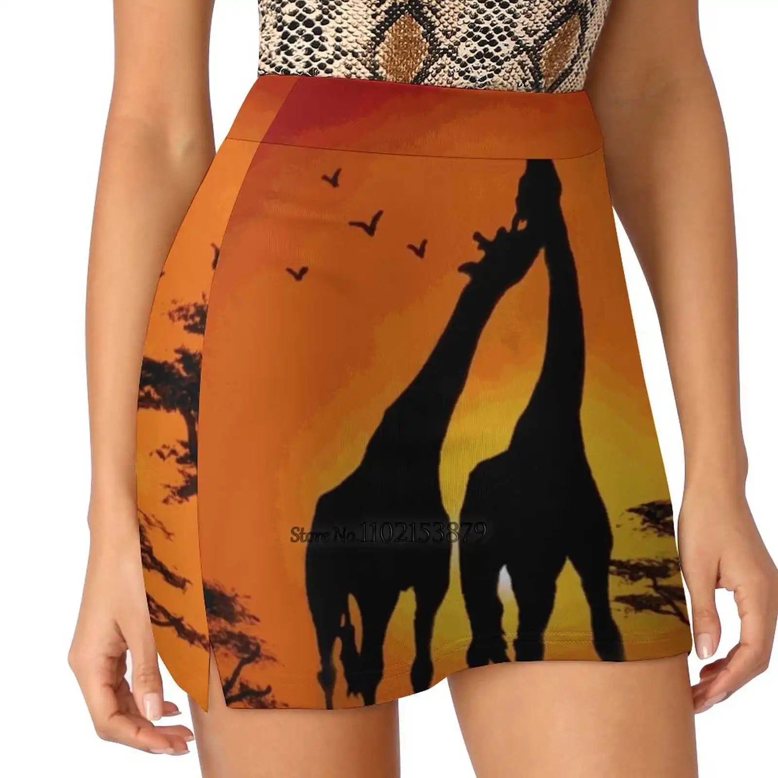 Giraffe Love Women'S Fashion Sporting Skirt With Pockets Tennis Golf Running Skirts Giraffe Love Giraffe Love Safari Africa
Giraffe Love Women'S Fashion Sporting Skirt With Pockets Tennis Golf Running Skirts Giraffe Love Giraffe Love Safari Africa