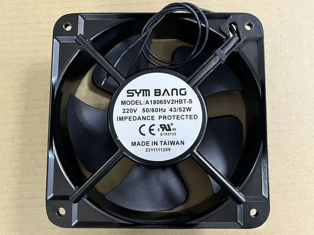 A18065V2HBT-S Для SYM BANG 220V 0.22A 43/52w 180*180*65mm осевой вентилятор потока
A18065V2HBT-S Для SYM BANG 220V 0.22A 43/52w 180*180*65mm осевой вентилятор потока