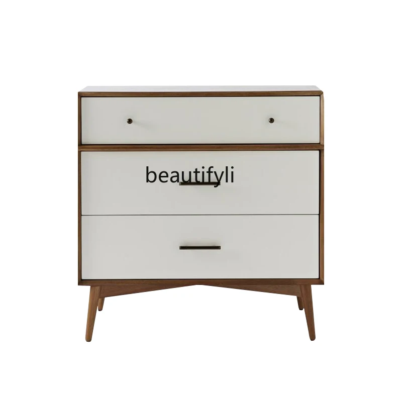 CXH American Pastoral Mediterranean Retro Style Walnut Color Side Cabinet Locker Three-Bucket Cabinet
CXH American Pastoral Mediterranean Retro Style Walnut Color Side Cabinet Locker Three-Bucket Cabinet