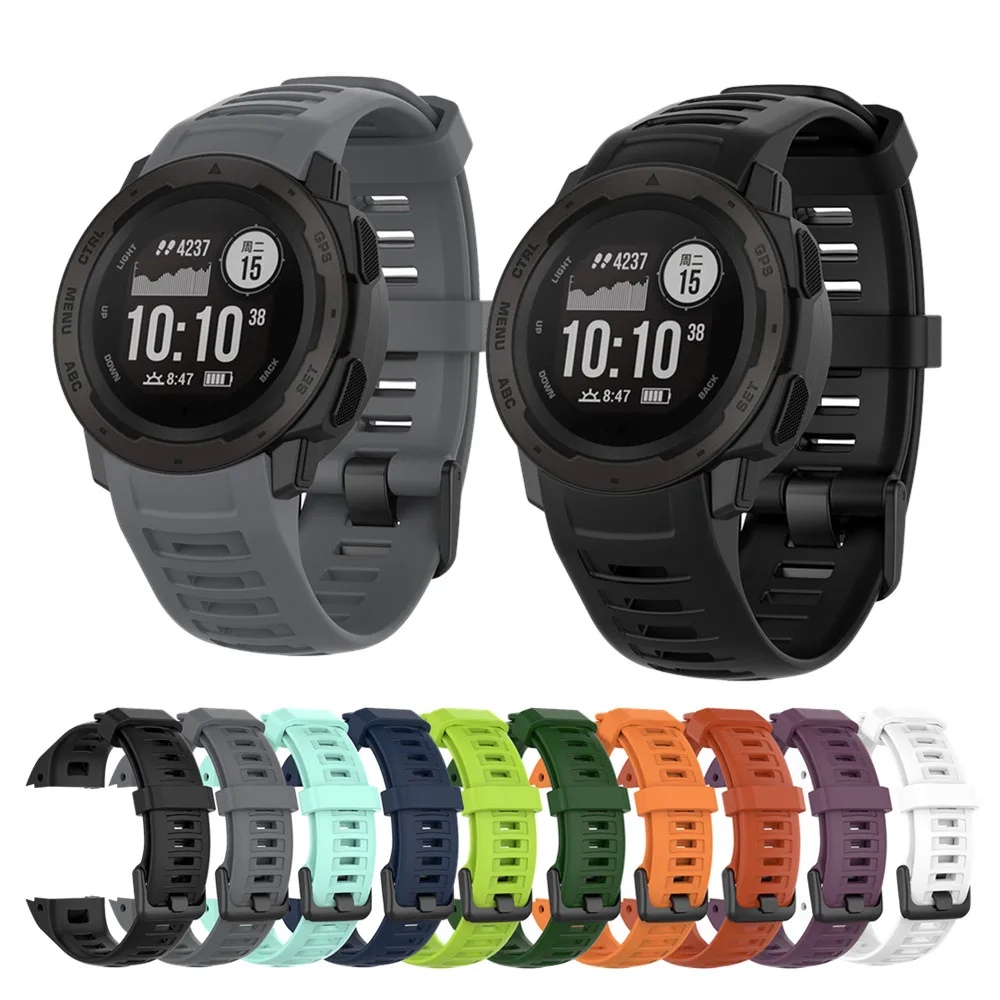 Silicone Wristband For Garmin Instinct/2 Smart Watch Band Strap Replacement Bracelet For Garmin Instinct Smart Sport Accessories
Silicone Wristband For Garmin Instinct/2 Smart Watch Band Strap Replacement Bracelet For Garmin Instinct Smart Sport Accessories