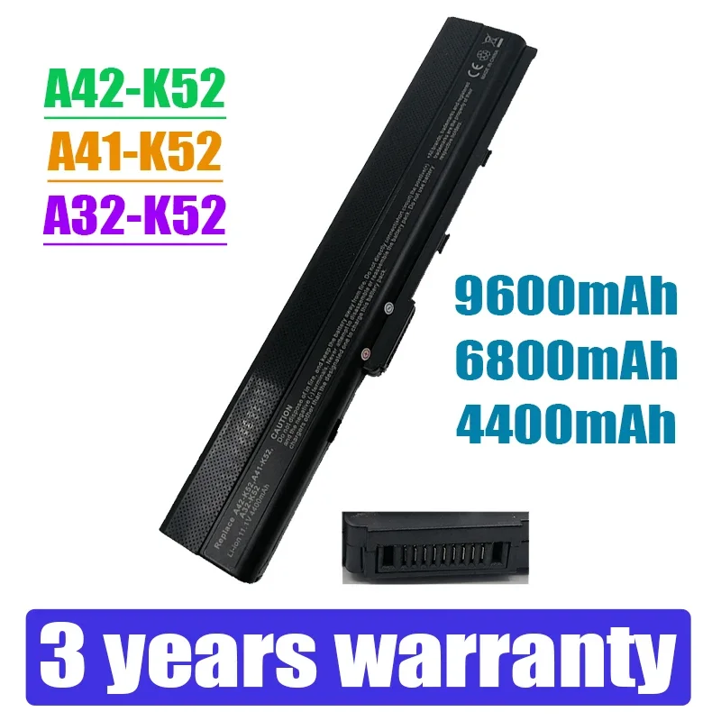 Laptop Battery for ASUS A32-K52 K42DE K42DQ A42-K52 K42J K42JA K42JB K42JC K42JE K42JK K42JP K42JR K42 K42D K42DR K42F
Laptop Battery for ASUS A32-K52 K42DE K42DQ A42-K52 K42J K42JA K42JB K42JC K42JE K42JK K42JP K42JR K42 K42D K42DR K42F