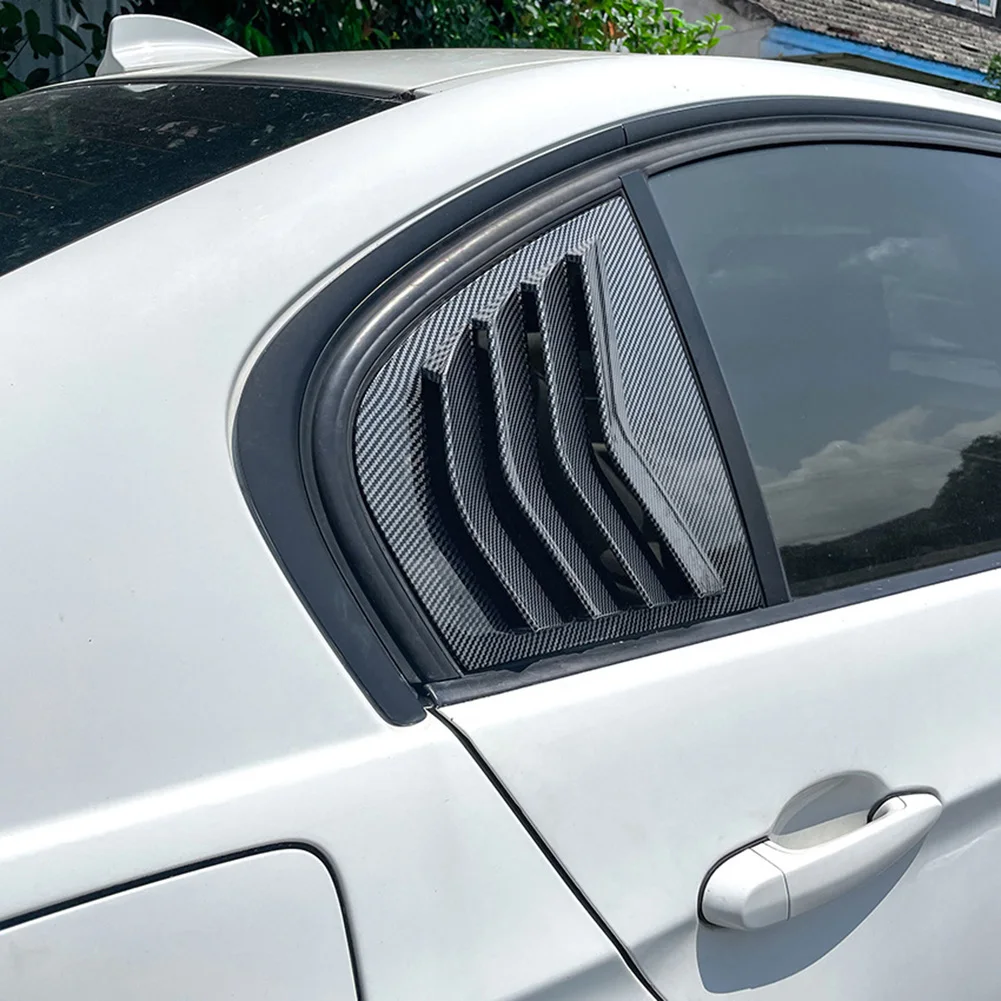 Car Side Quarter Glass Louver Shutter Cover Carbon Fiber Glass Sill Cover Sticker Trim For E90 3-Ser Sedan 05-13
Car Side Quarter Glass Louver Shutter Cover Carbon Fiber Glass Sill Cover Sticker Trim For E90 3-Ser Sedan 05-13