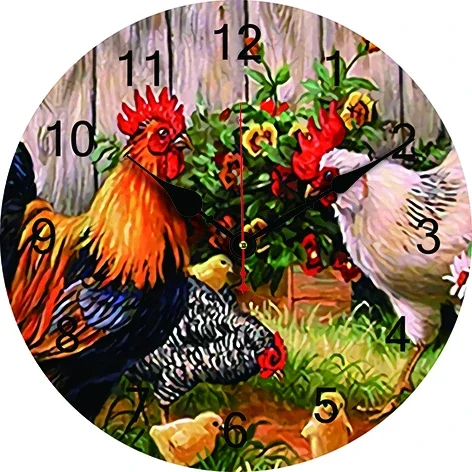 Настенные часы Cock Hen, круглые тихие украшения для гостиной, спальни, столовой, офиса, домашний декор
Настенные часы Cock Hen, круглые тихие украшения для гостиной, спальни, столовой, офиса, домашний декор