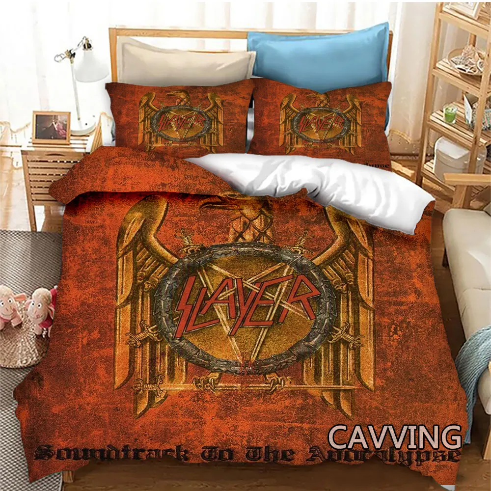 Slayer Rock Band 3D Printed Bedding Set Duvet Covers & Pillow Cases Comforter Quilt Cover (US/EU/AU Sizes) Home Textile H02
Slayer Rock Band 3D Printed Bedding Set Duvet Covers & Pillow Cases Comforter Quilt Cover (US/EU/AU Sizes) Home Textile H02